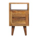 Mini Oak-ish Classic Open Bedside - Image 9