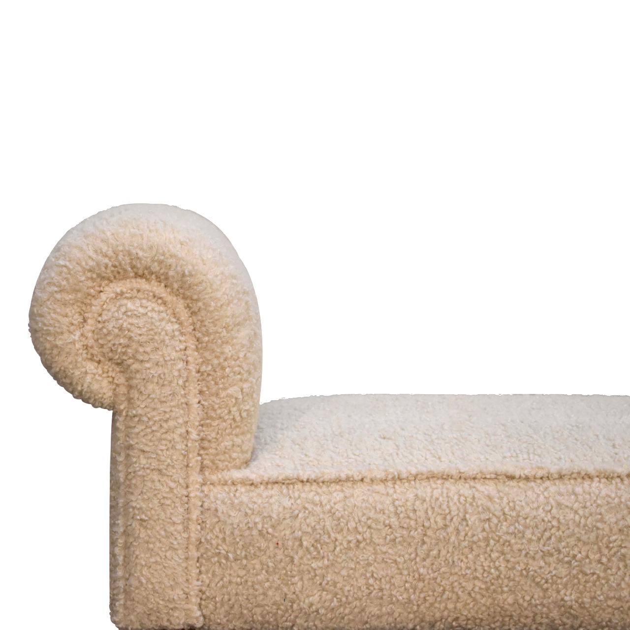IN3308-4-1.jpg Boucle Cream Bench - Image 3