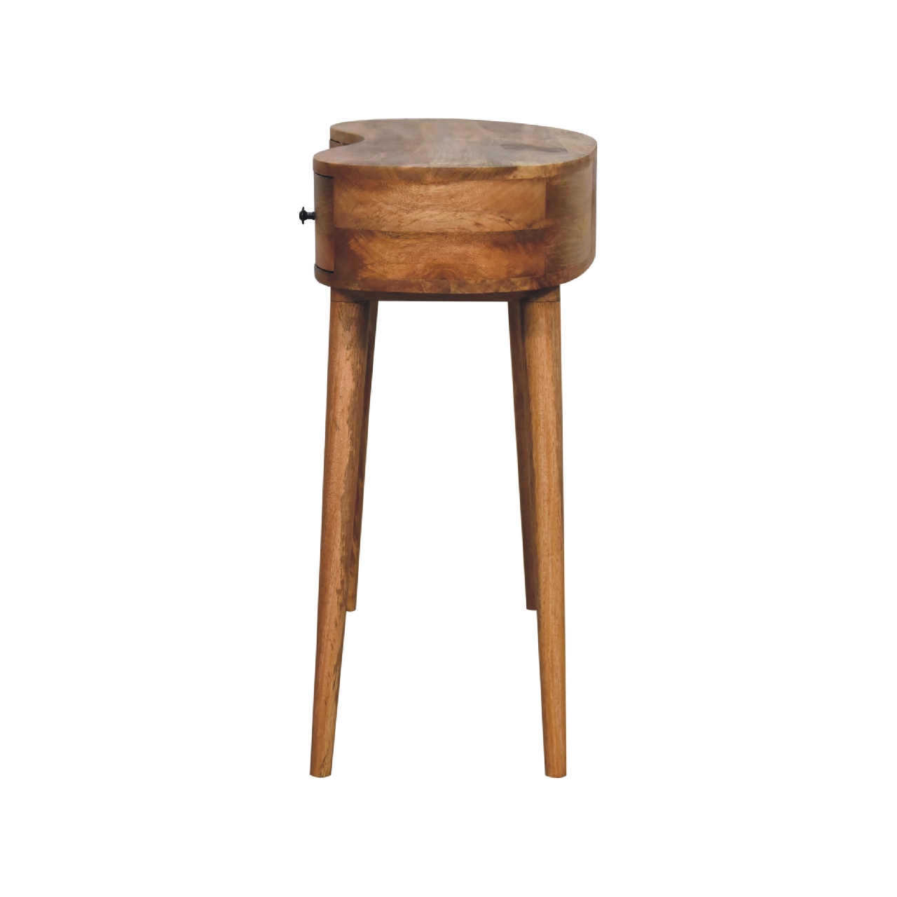 IN3320-9.jpg Oak-ish Wave Writing Desk - Image 8