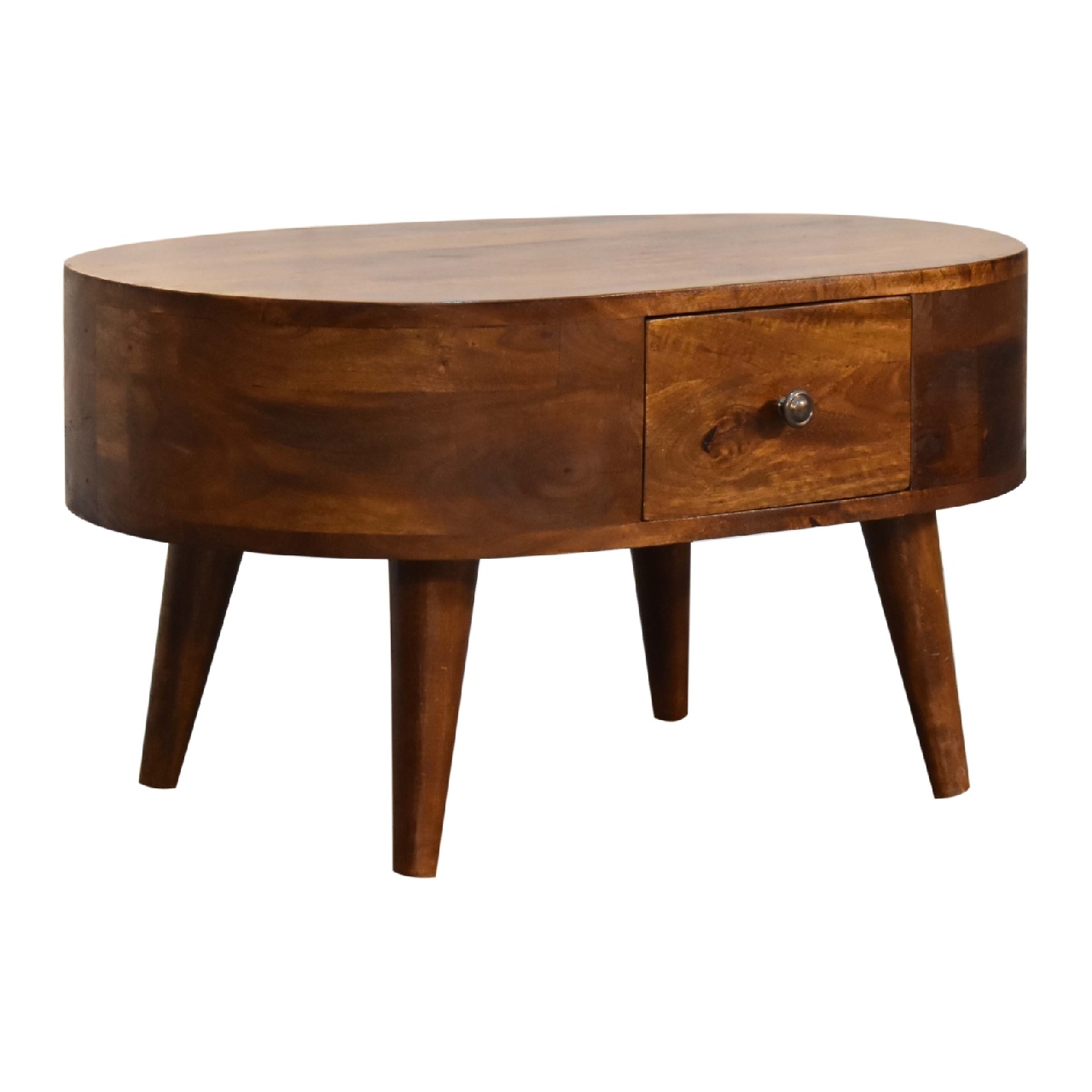 IN3329-2-1.jpg Mini Chestnut Rounded Coffee Table - Image 1