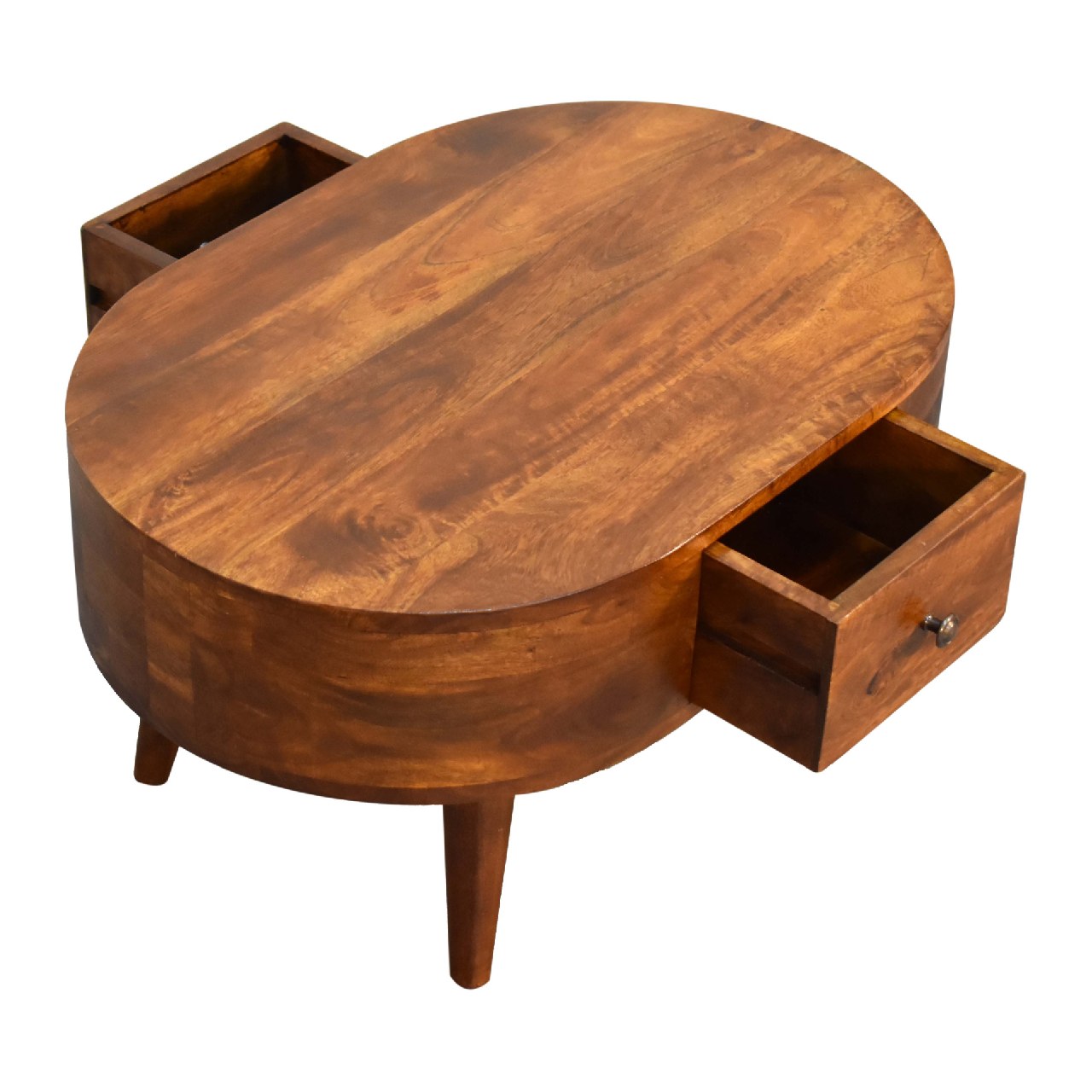 IN3329-6.jpg Mini Chestnut Rounded Coffee Table - Image 5