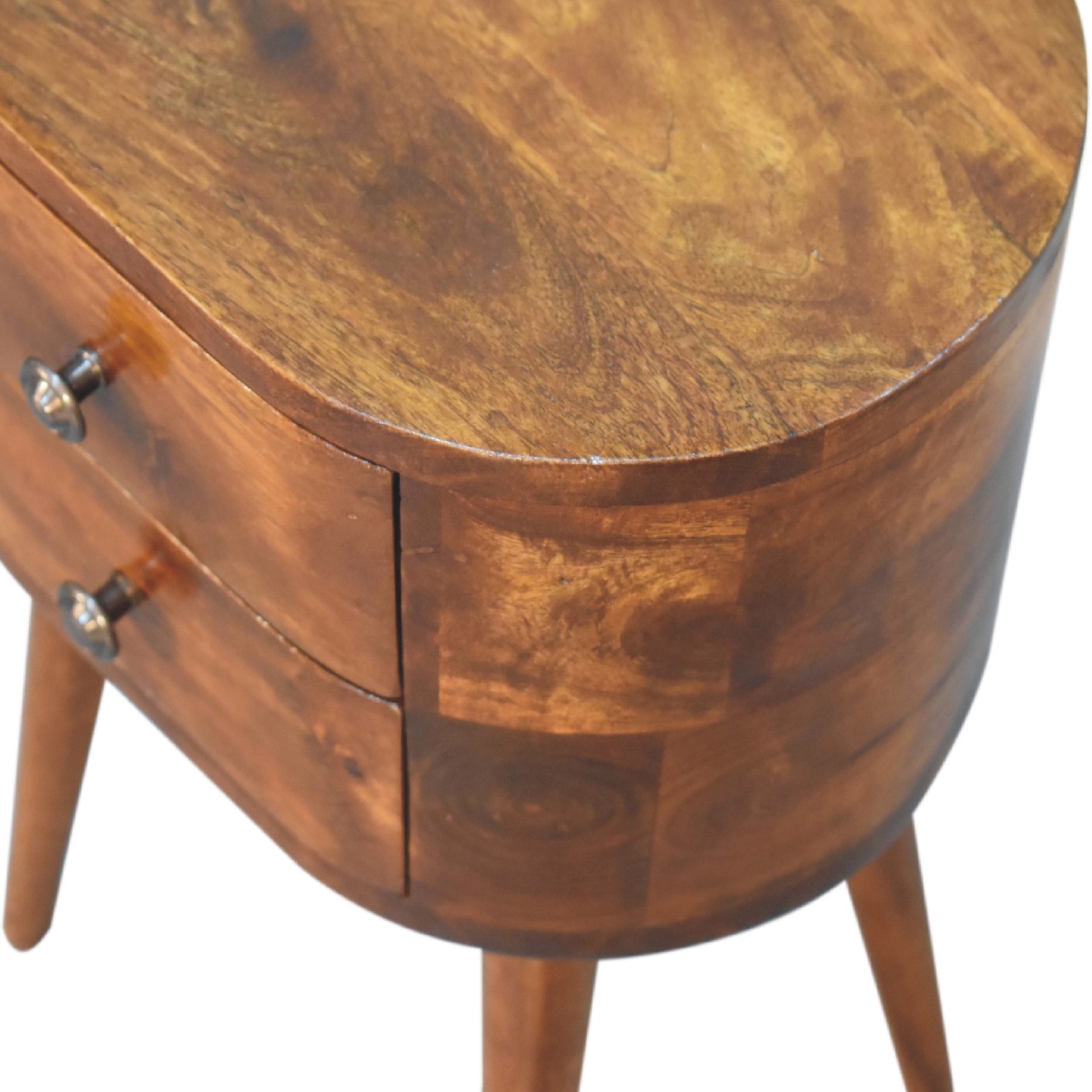 IN3331-6.jpg Mini Chestnut Rounded Bedside Table - Image 6
