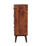 2 over 3 Curved Chestnut Chest - Image 8