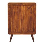 2 over 3 Curved Chestnut Chest - Image 9