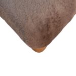 Mocha Faux Fur Nordic Footstool - Image 8