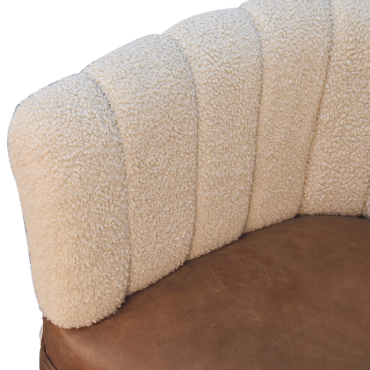 IN3488-5.jpg Boucle Cream Buffalo Armchair - Image 5