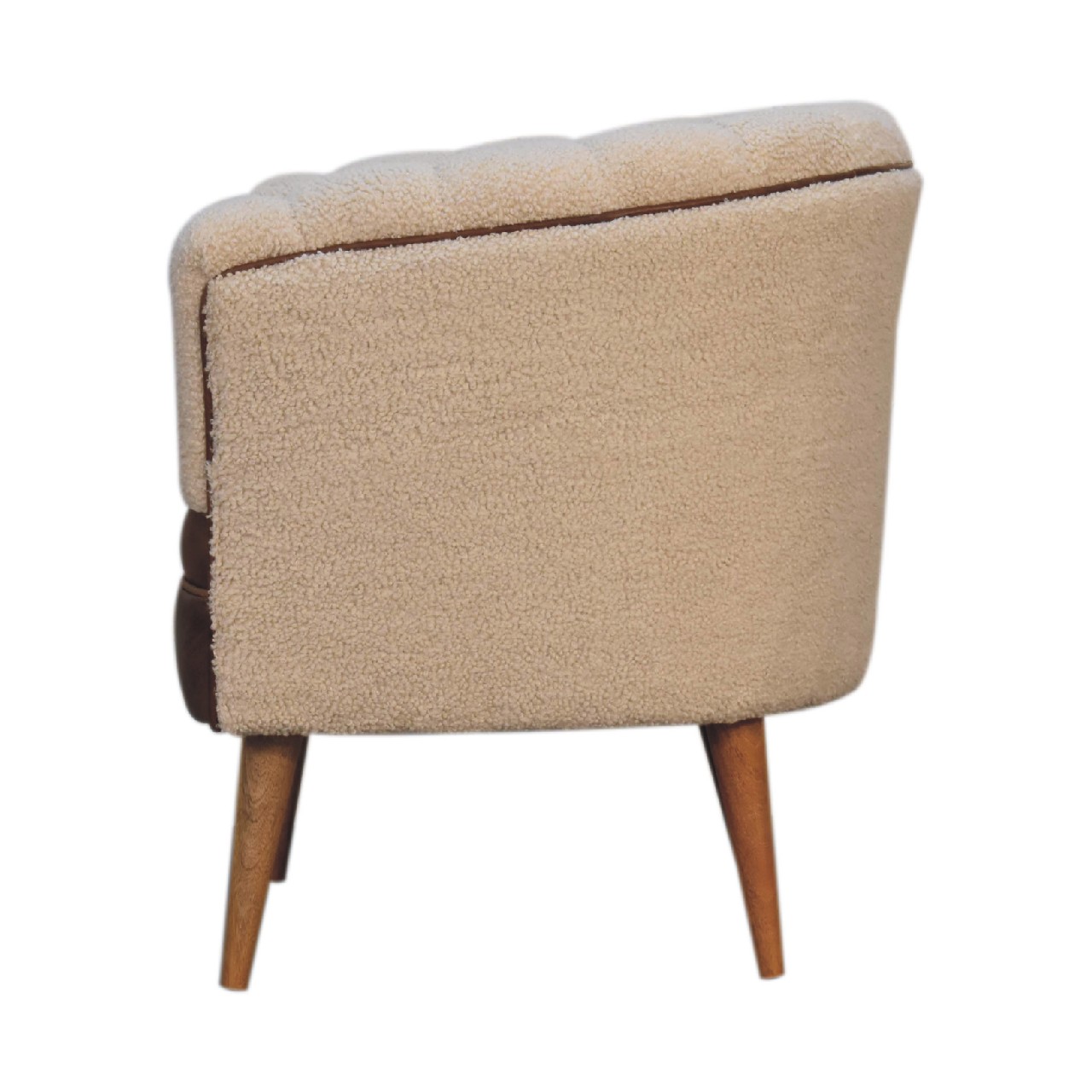 IN3488-8.jpg Boucle Cream Buffalo Armchair - Image 8