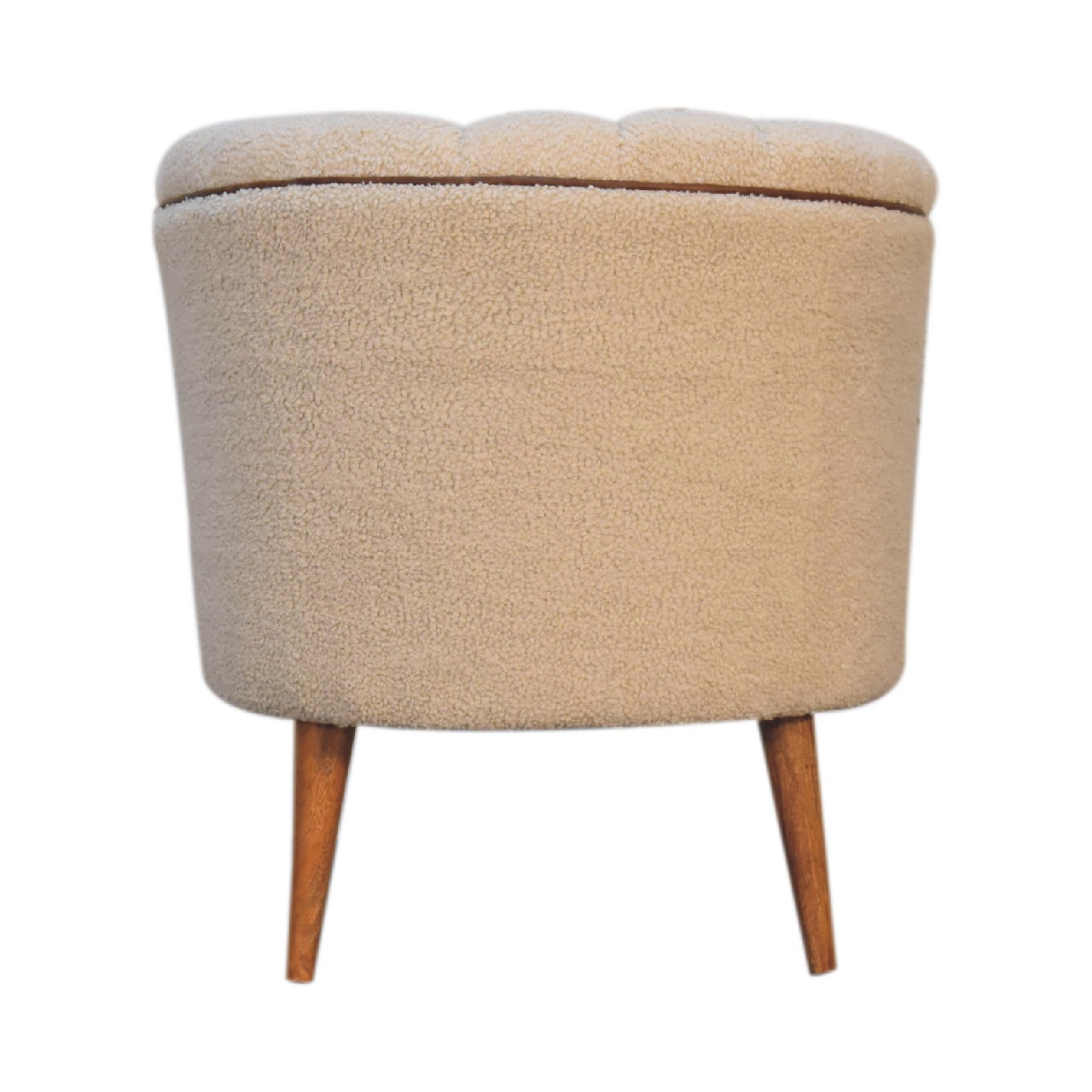 IN3488-9.jpg Boucle Cream Buffalo Armchair - Image 9