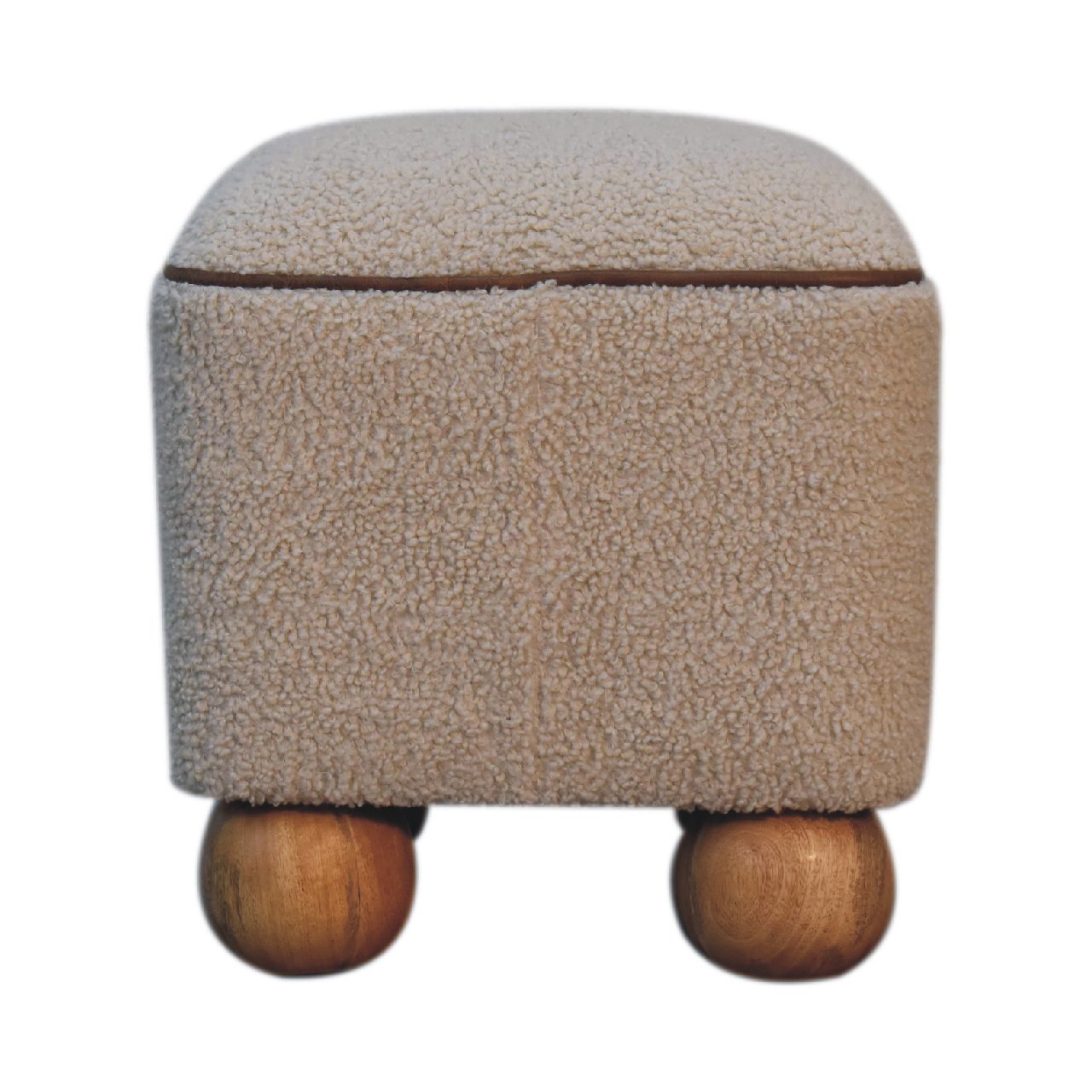 IN3500-1-1.jpg Serenity Footstool with Ball Feet - Image 1