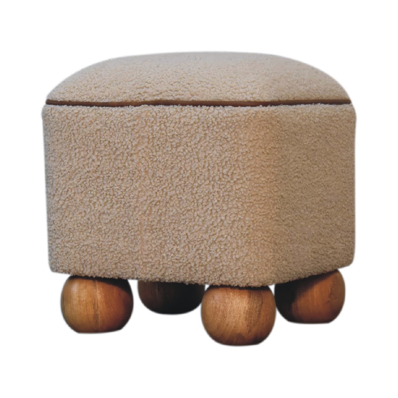 IN3500-3.jpg Serenity Footstool with Ball Feet - Image 3