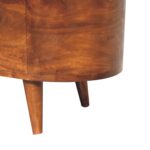 Chestnut Rounded Lid up Blanket Box - Image 8
