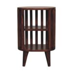 Ariella Double Shelf Chestnut Bedside