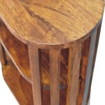 Ariella Double Shelf Chestnut Bedside - Image 6