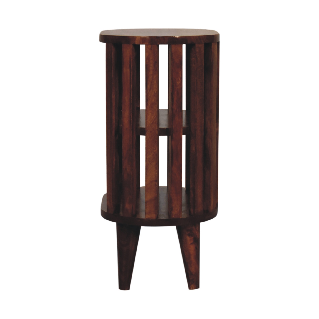 IN3551-8.jpg Ariella Double Shelf Chestnut Bedside - Image 8
