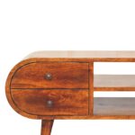 Chestnut Circular Media Unit - Image 4