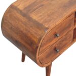 Chestnut Circular Media Unit - Image 5