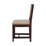 Cream Boucle Rattan Chair - Image 8