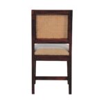 Cream Boucle Rattan Chair - Image 9