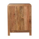 Aspen Oak-ish 3 Drawer Bedside - Image 9