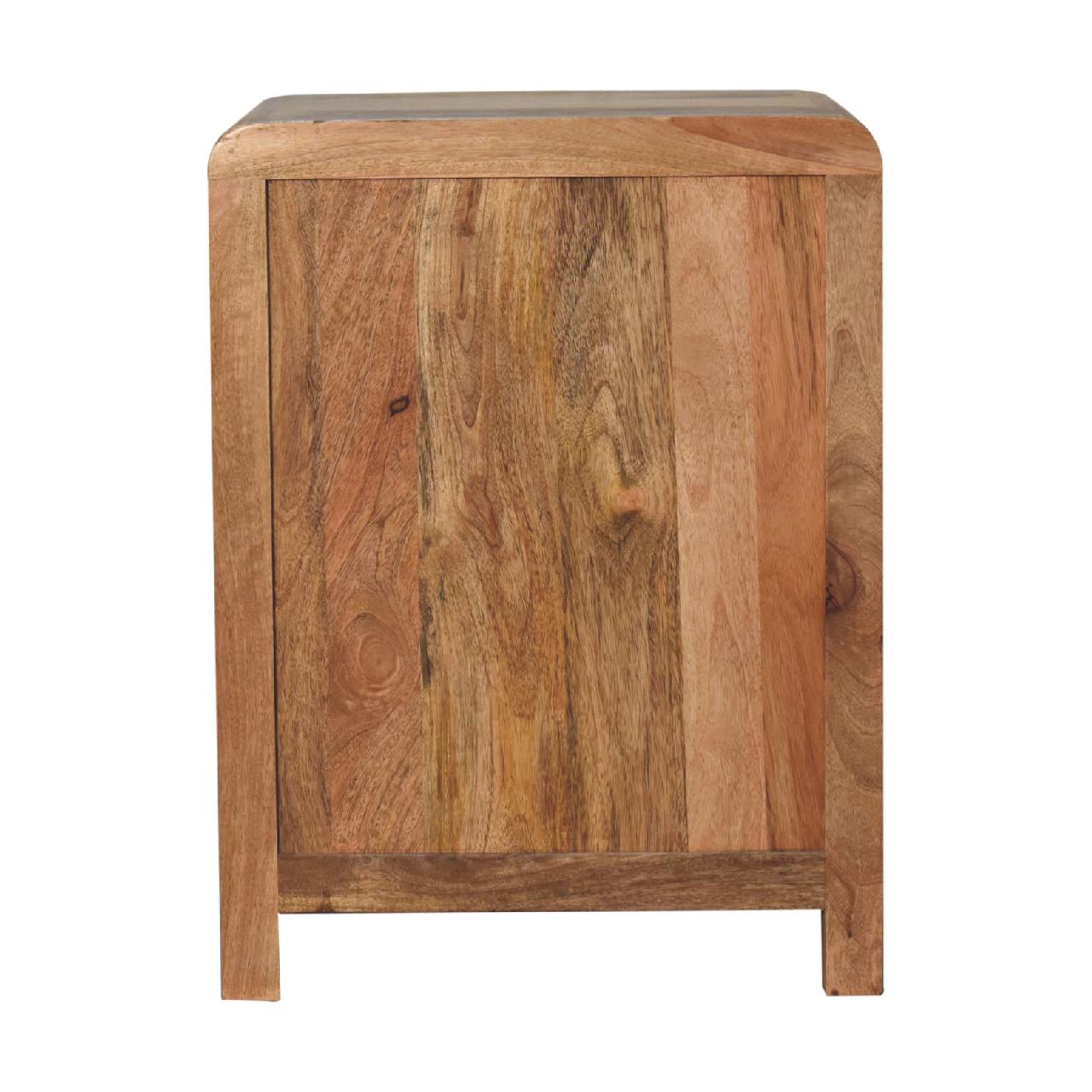 IN3620-9.jpg Aspen Oak-ish 3 Drawer Bedside - Image 9