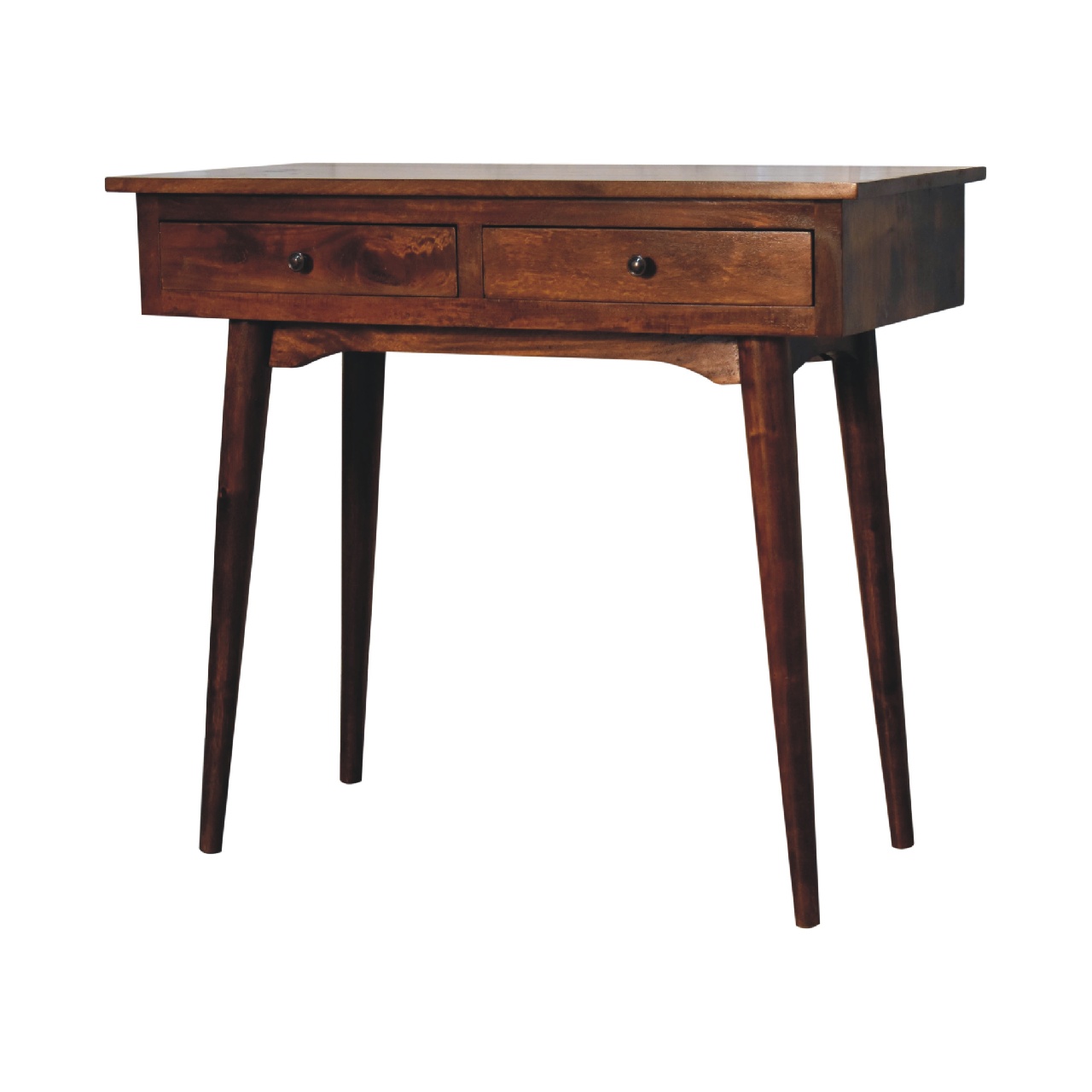 IN3625-2-1.jpg Chestnut Hallway 2 Drawer Console Table - Image 1