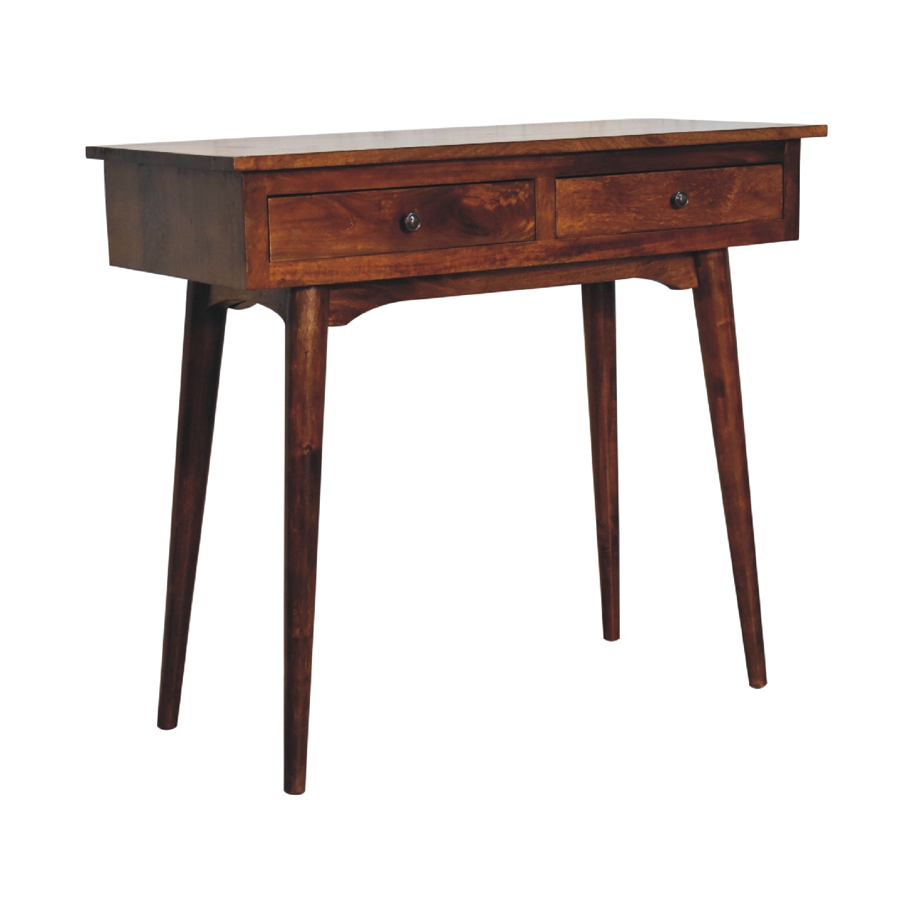 IN3625-3-1.jpg Chestnut Hallway 2 Drawer Console Table - Image 2