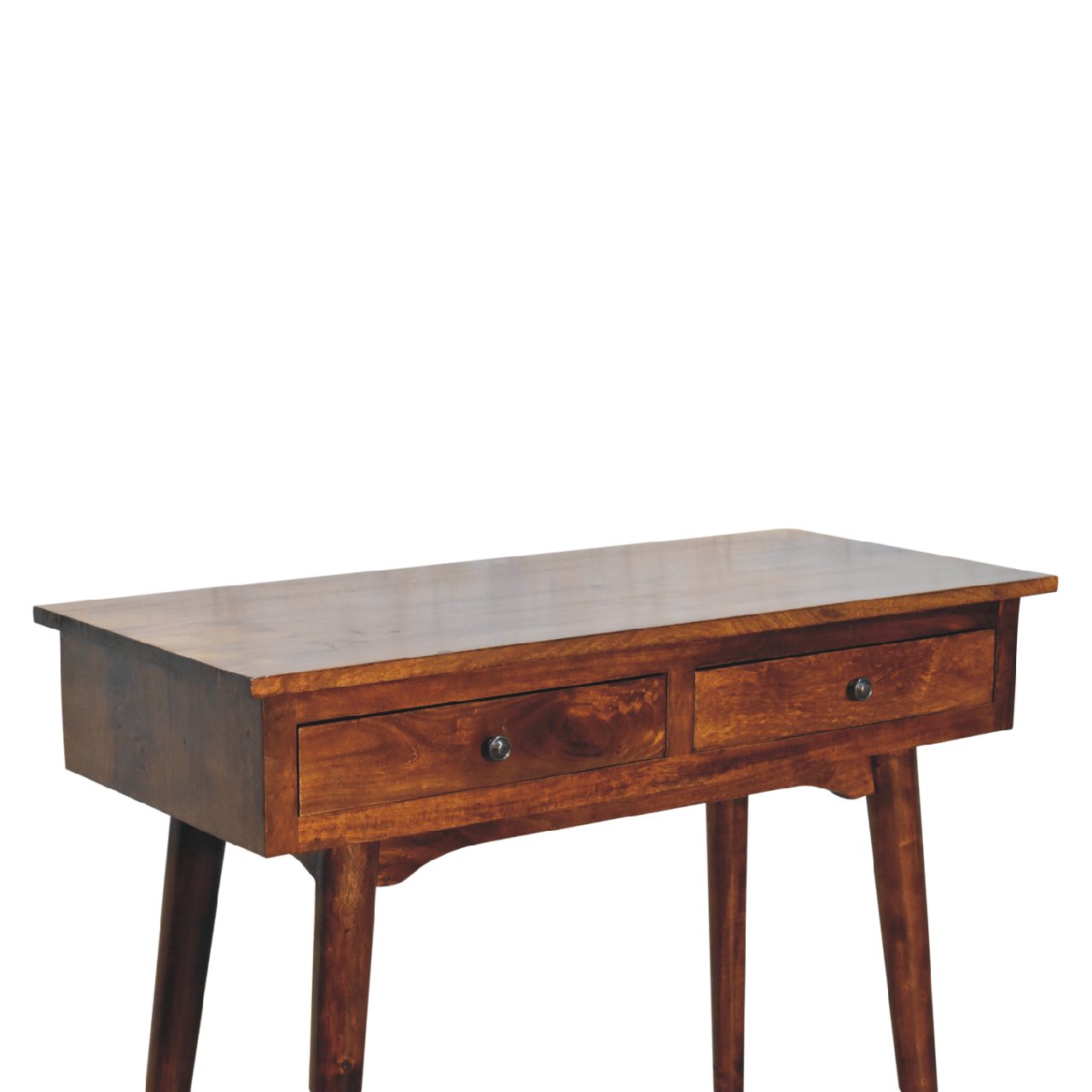 IN3625-6-1.jpg Chestnut Hallway 2 Drawer Console Table - Image 5