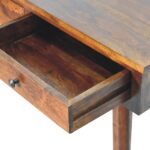Chestnut Hallway 2 Drawer Console Table - Image 6