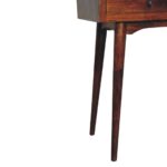 Chestnut Hallway 2 Drawer Console Table - Image 7