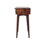 Chestnut Hallway 2 Drawer Console Table - Image 8
