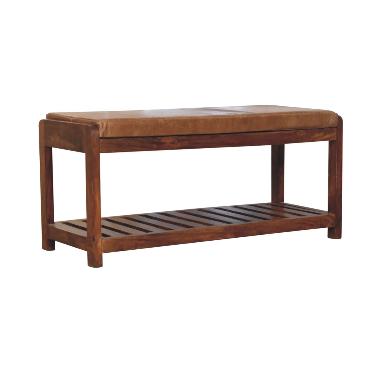 IN3680-2-1.jpg Buffalo Slatted Hallway Bench - Image 1