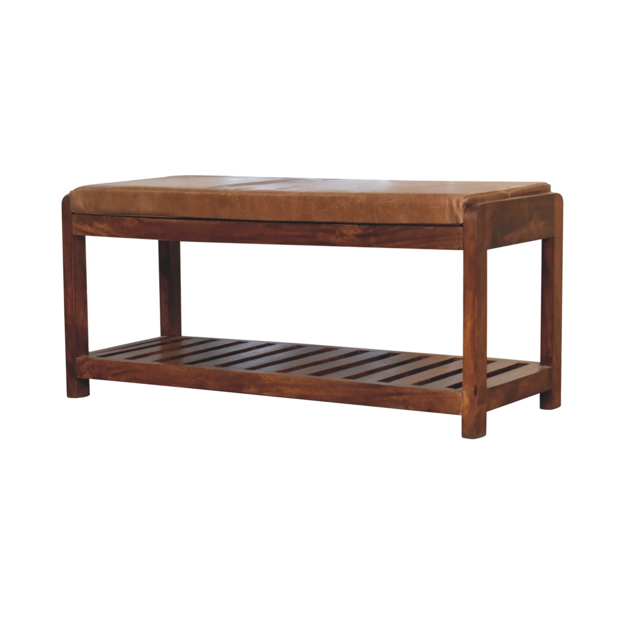 IN3680-3-1.jpg Buffalo Slatted Hallway Bench - Image 2