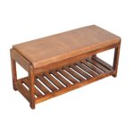 Buffalo Slatted Hallway Bench - Image 6