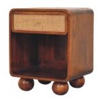 Chestnut Open Woven Bedside - Image 3