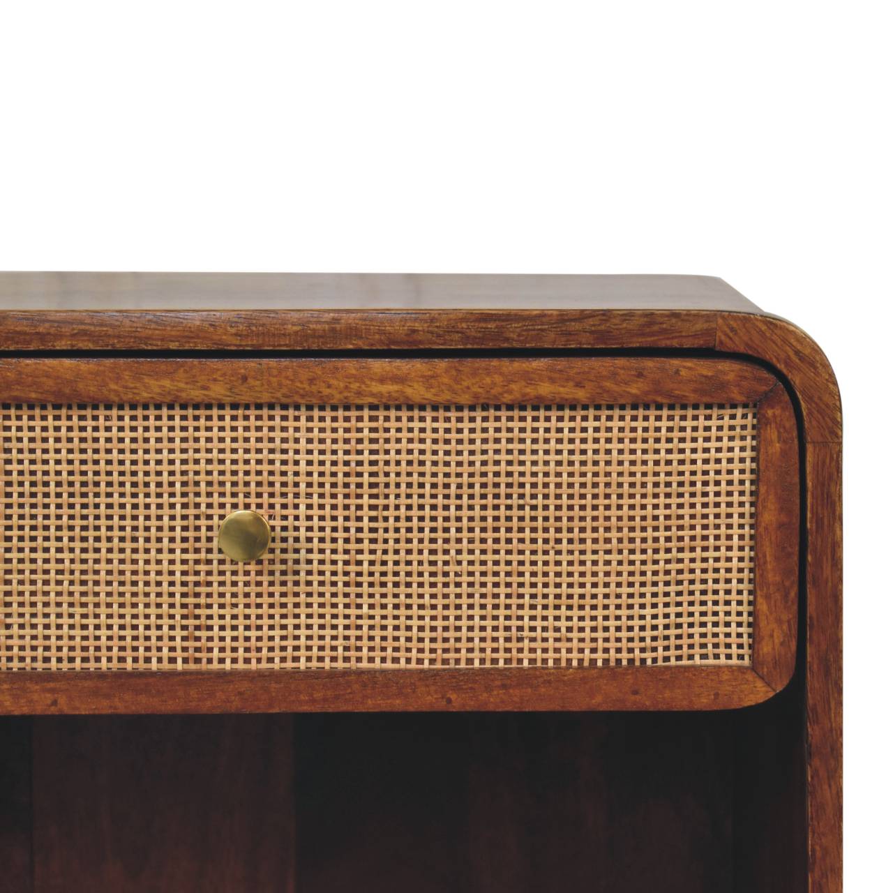 IN3742-4.jpg Chestnut Open Woven Bedside - Image 4