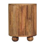 Soba Ball 3 Drawer Bedside - Image 9