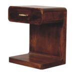 Chestnut T-Bar Rounded Bedside - Image 3