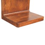 Chestnut T-Bar Rounded Bedside - Image 7