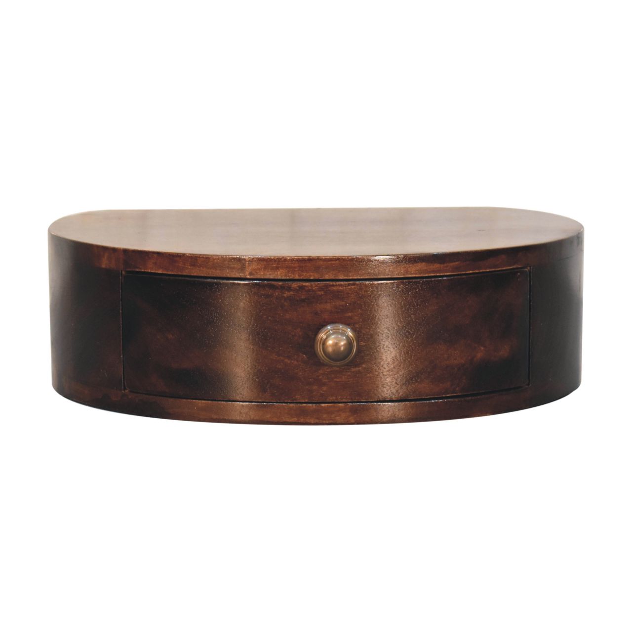 IN3814-1-1.jpg California Walnut Wall Mounted Rounded Bedside - Image 1