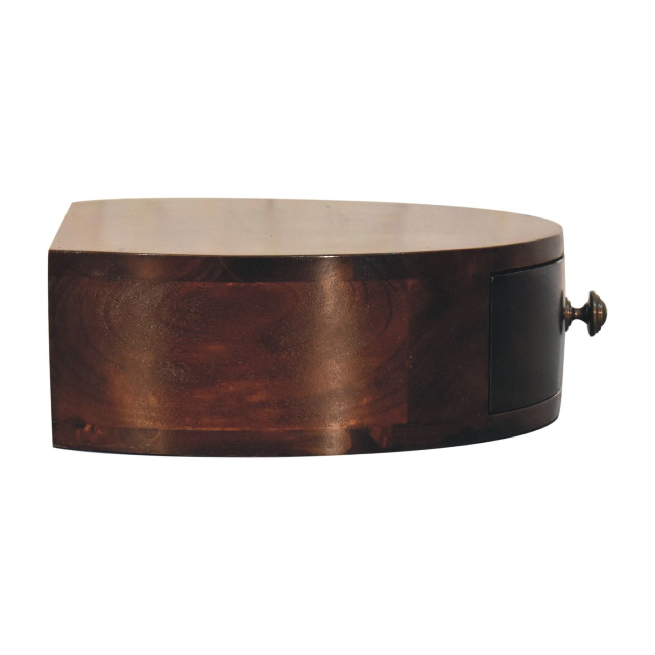 IN3814-7.jpg California Walnut Wall Mounted Rounded Bedside - Image 7