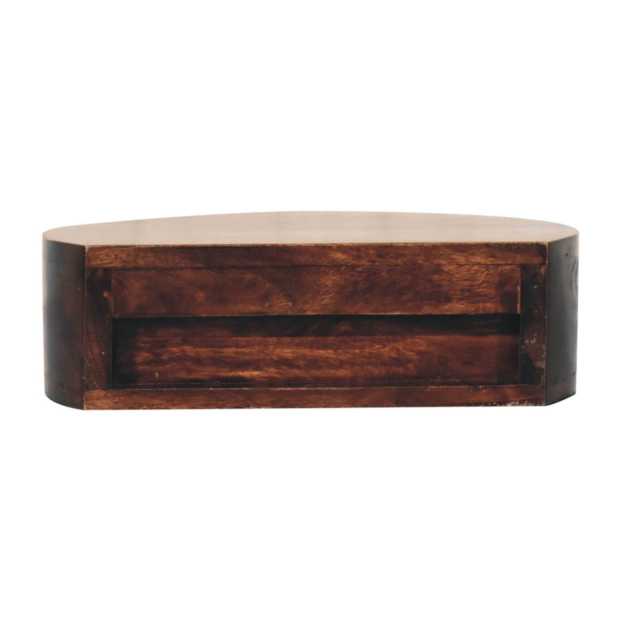 IN3814-8.jpg California Walnut Wall Mounted Rounded Bedside - Image 8