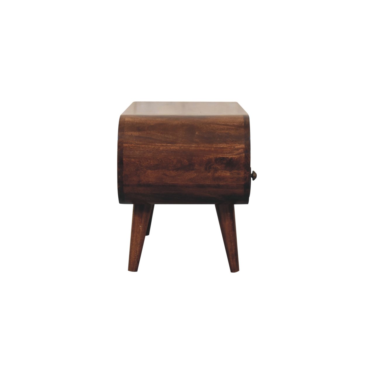 IN3836-8-1.jpg California Walnut Circular TV Stand - Image 8