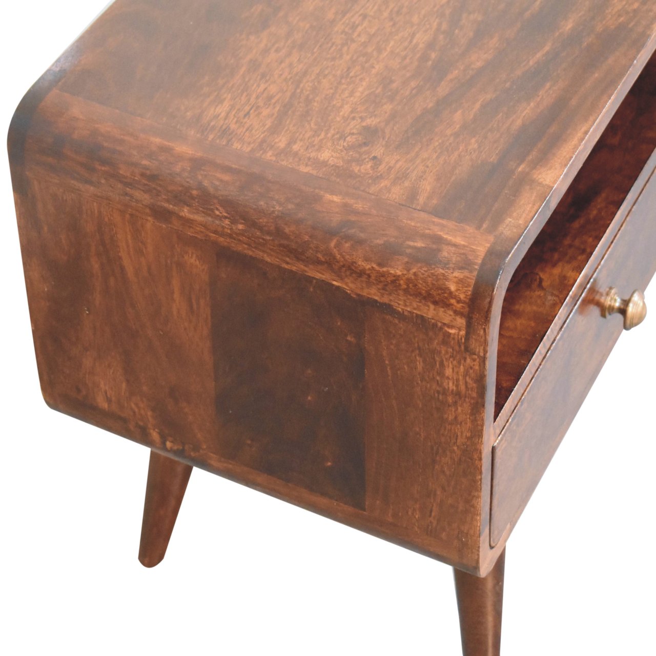 IN3857-5.jpg Curved California Walnut Media Unit - Image 5