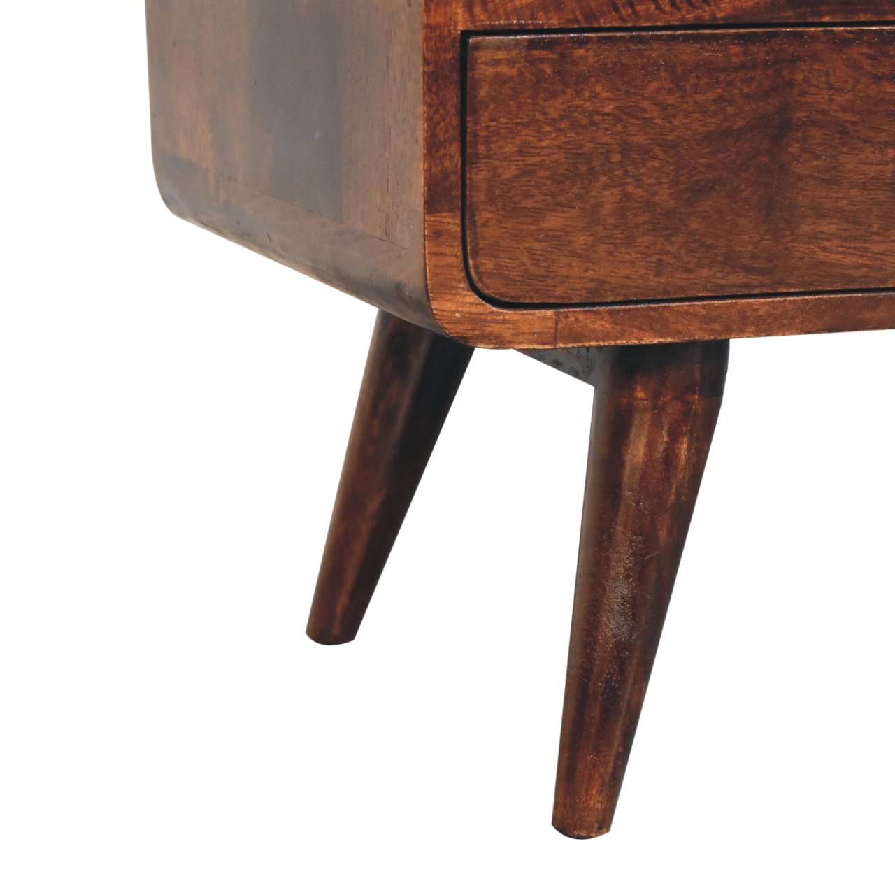 IN3857-7.jpg Curved California Walnut Media Unit - Image 7