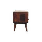 Curved California Walnut Media Unit - Image 8