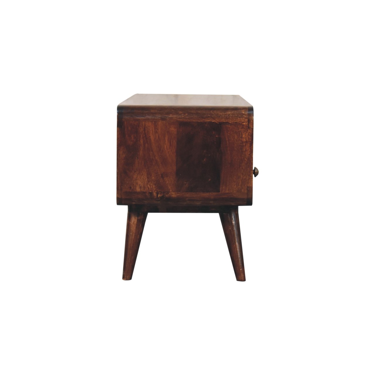 IN3857-8.jpg Curved California Walnut Media Unit - Image 8