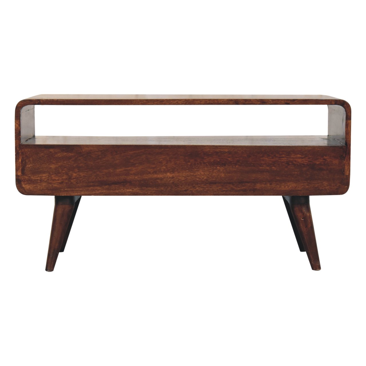 IN3857-9.jpg Curved California Walnut Media Unit - Image 9