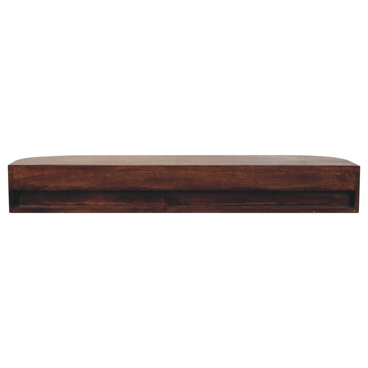 IN3860-8.jpg Lunar 2 Drawer Wall Mounted Chestnut Console - Image 8