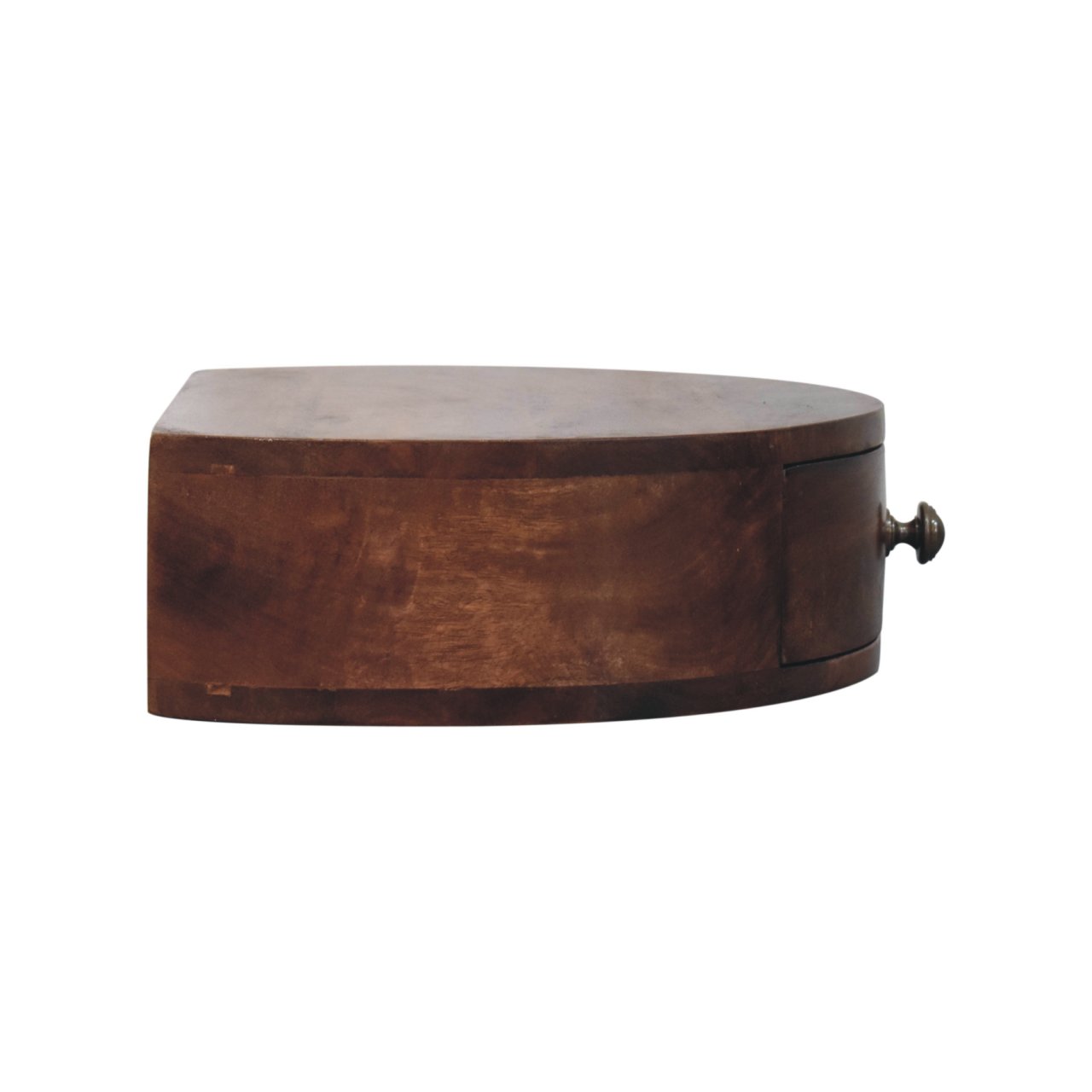 IN3883-7.jpg Honey Caramel Wall Mounted Rounded Bedside - Image 7