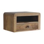 Chunky Oak-ish Floating Bedside - Image 3